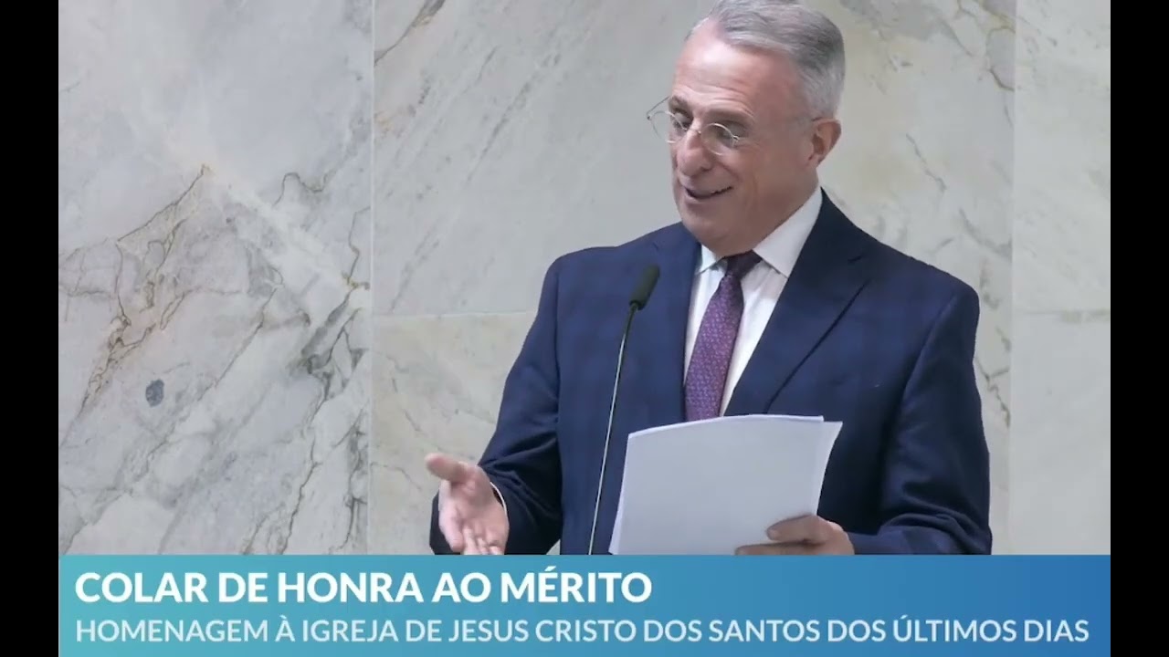 Igreja é homenageada na Alesp