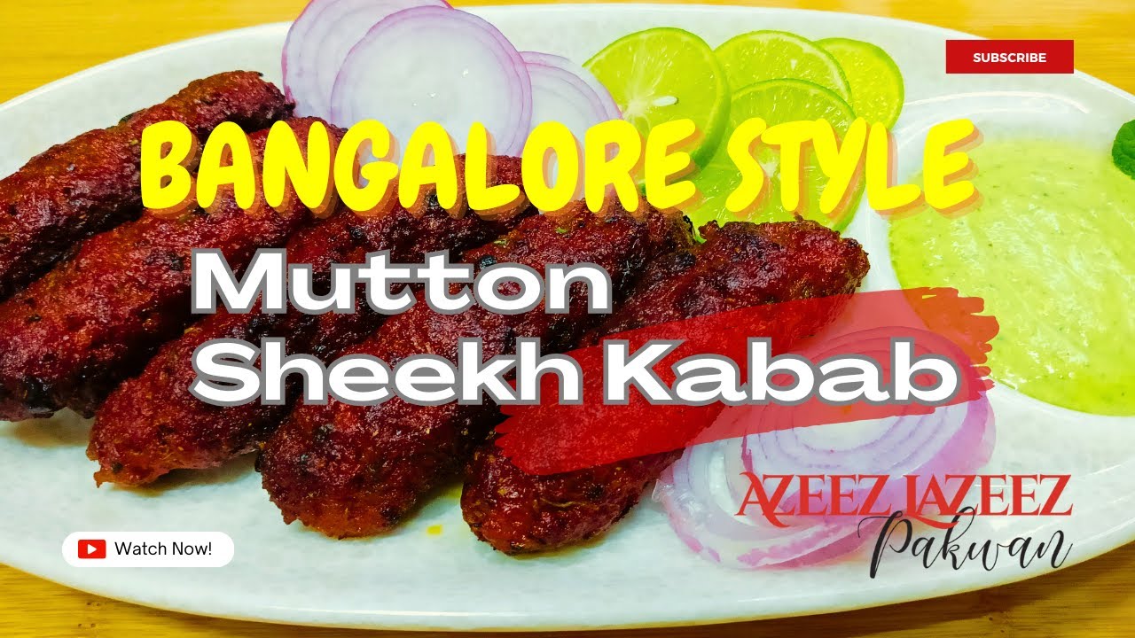 Bangalore Sheekh Kabab | Mutton Seekh Kabab | सीख कबाब | Homemade BBQ Style Seekh Kabab