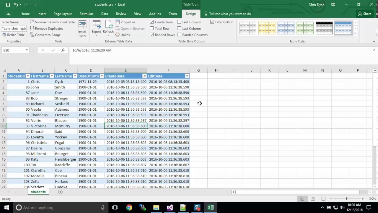 Part 2 - Hive Database Load CSV File