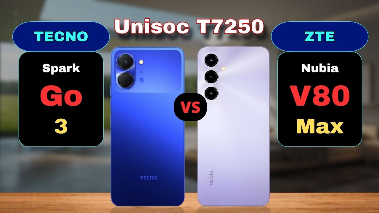 Tecno Spark Go 3 vs Nubia V80 Max (Blade V80 Max) Comparison Who is Better?