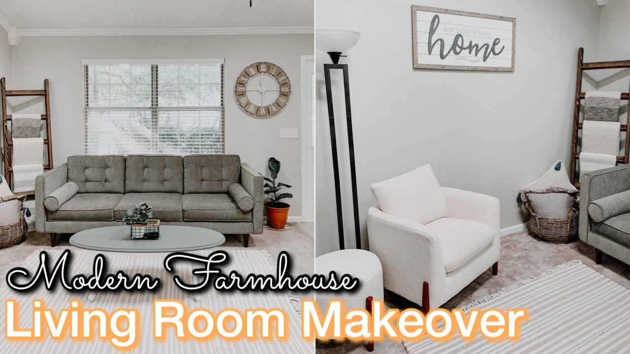 DIY Living Room Makeover on a Budget with Decorating Ideas