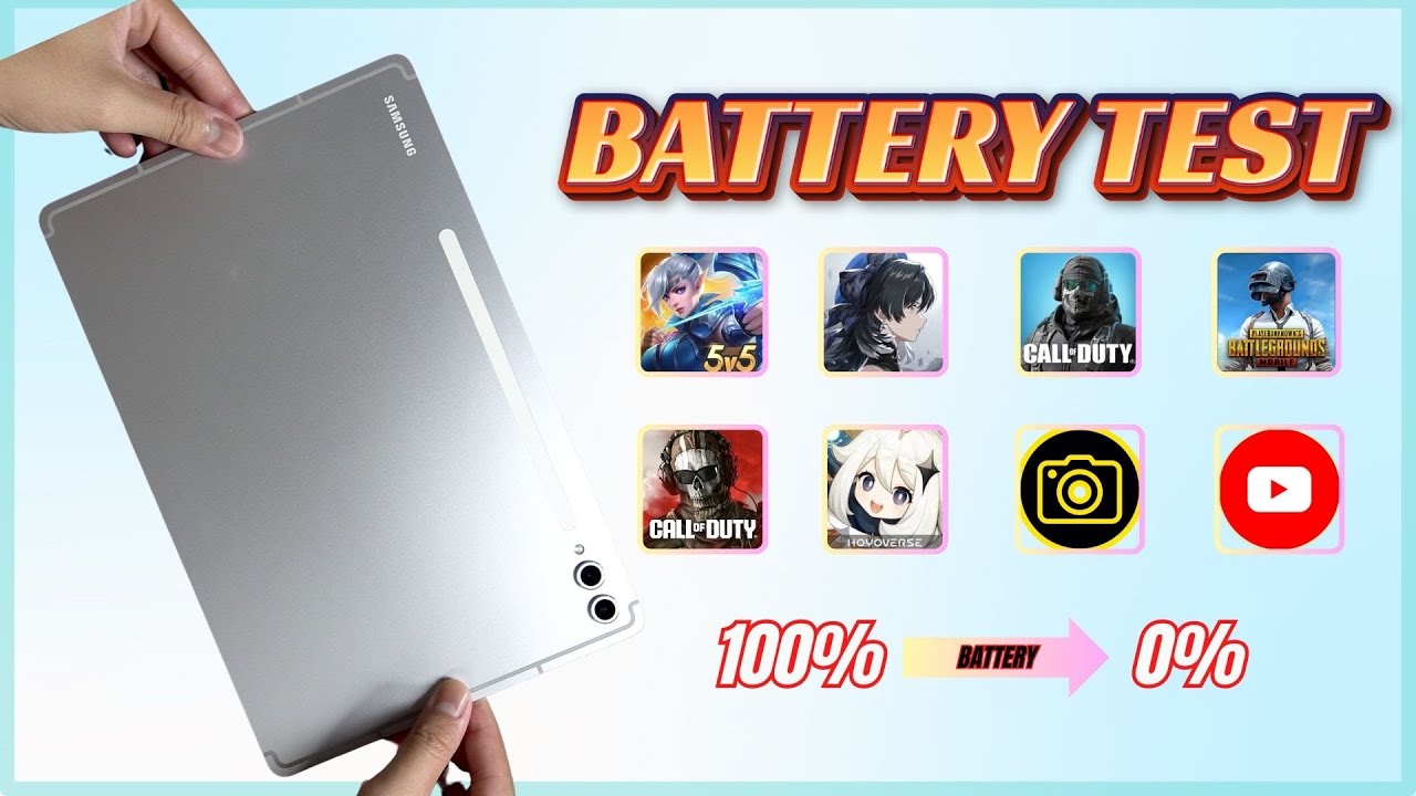 Samsung Tab S10 Plus Battery Drain test