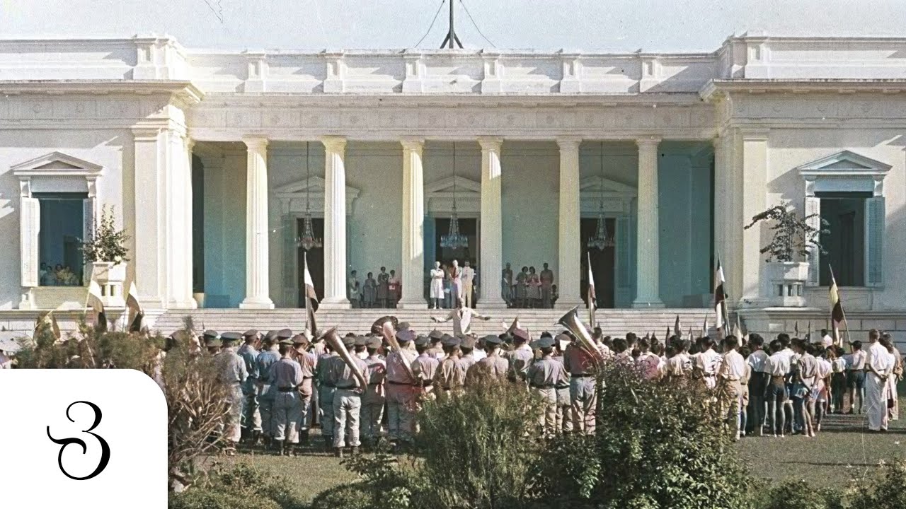 Perayaan Kelahiran Cucu Ratu Belanda di Jakarta tahun 1947 saat Perang Kemerdekaan [ID SUB]