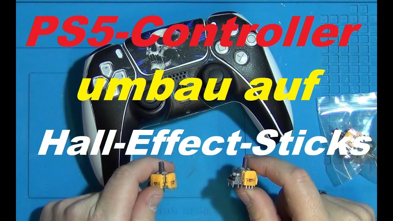 PS5 Controller Hall Effect Sticks wegen Stickdrift