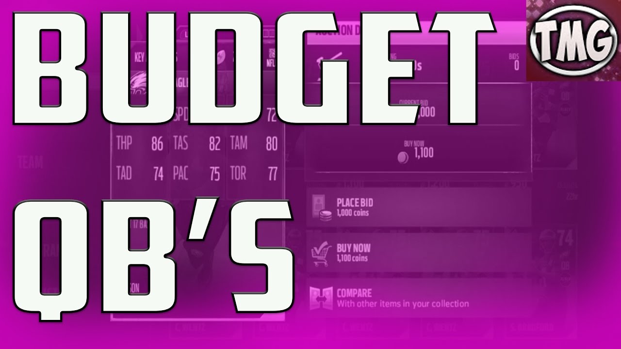 Best Budget QB's in MUT 17!!! MUT 17