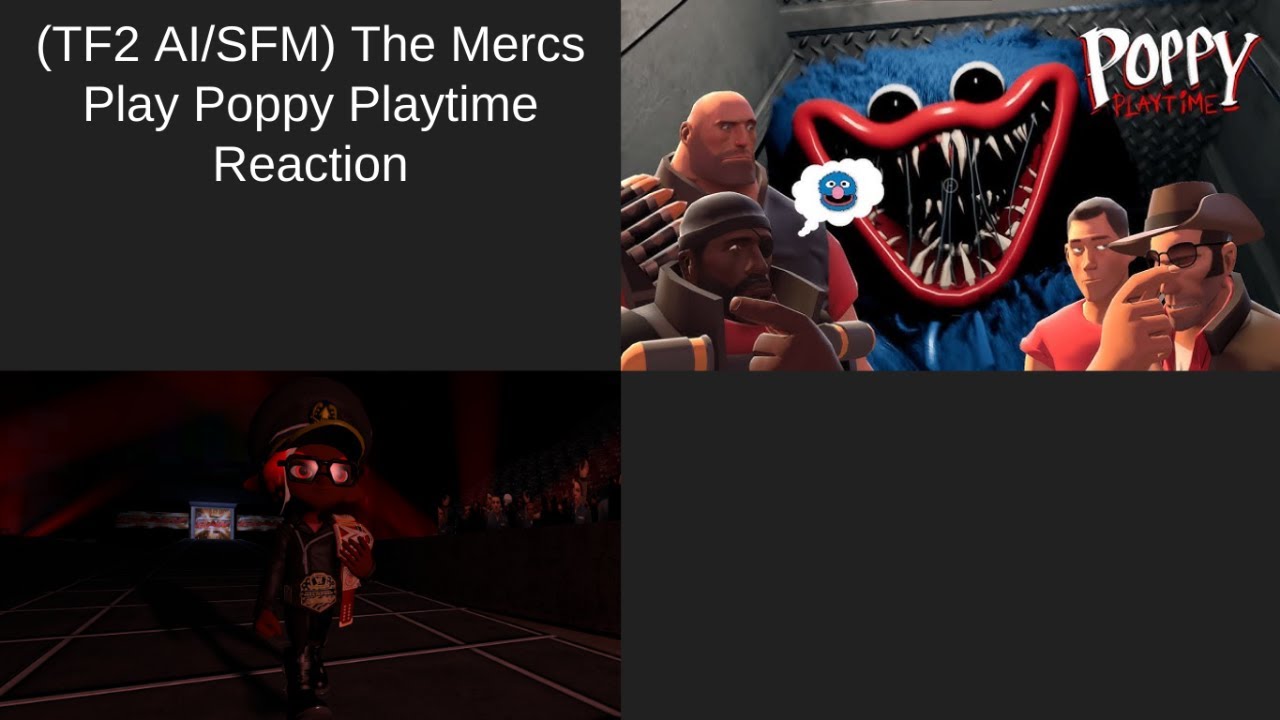 Some TF2 Mercs playing this gome || (TF2 AI/SFM) The Mercs Play Poppy Playtime Reaction