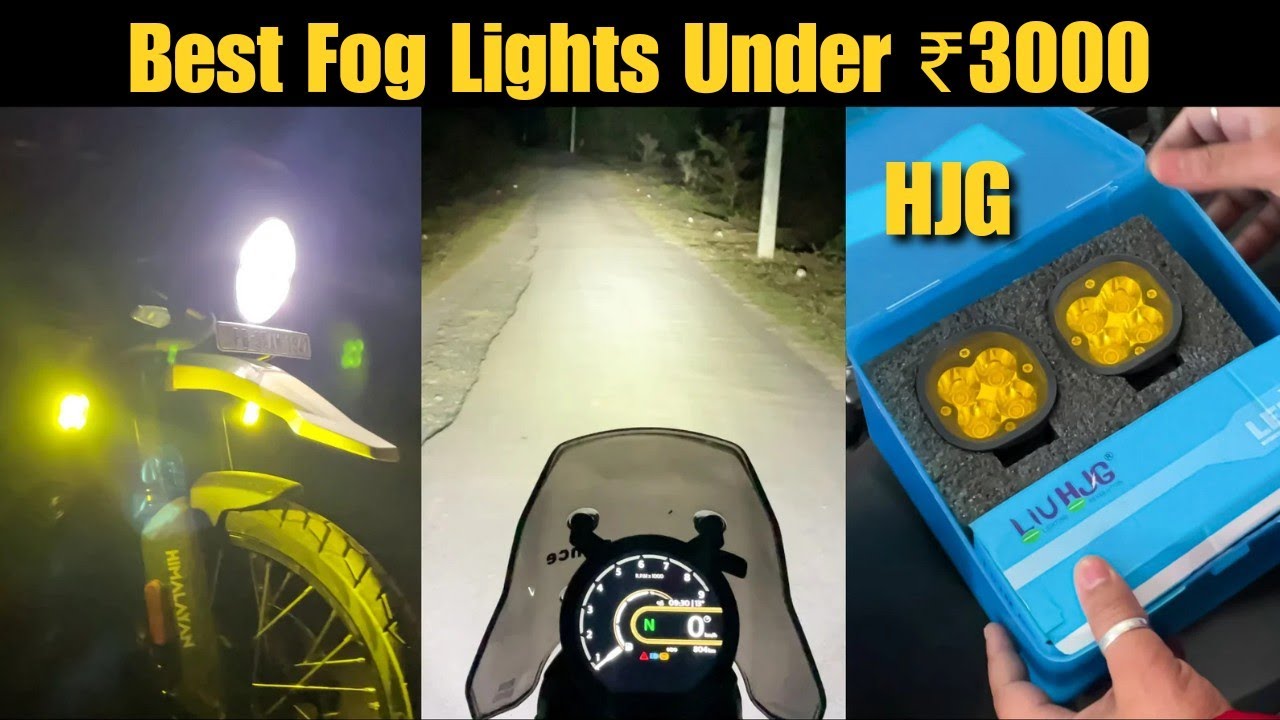 Install HJG Fog Lights On Himalayan 450 | Best Fog Lights Under ₹3000