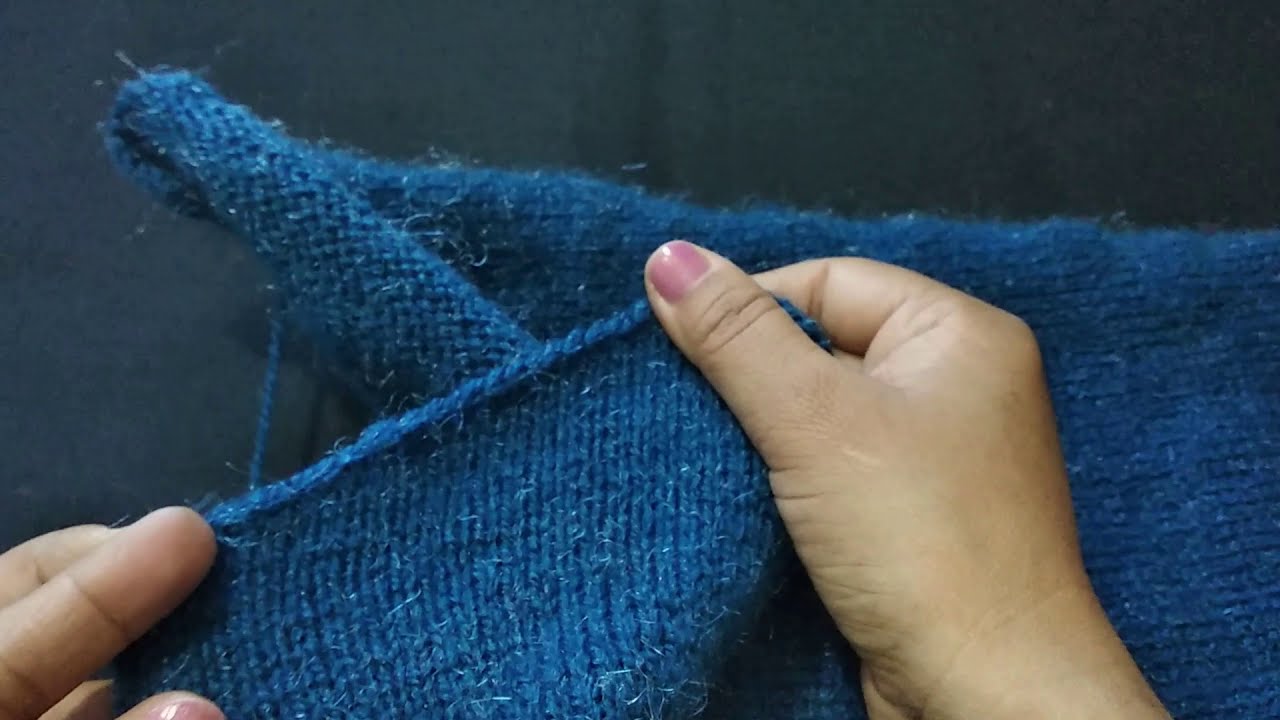 बाजू को सही आकार देने का तरीका | Knitting Gents Sweater Sleeves Cuttin And Shaping