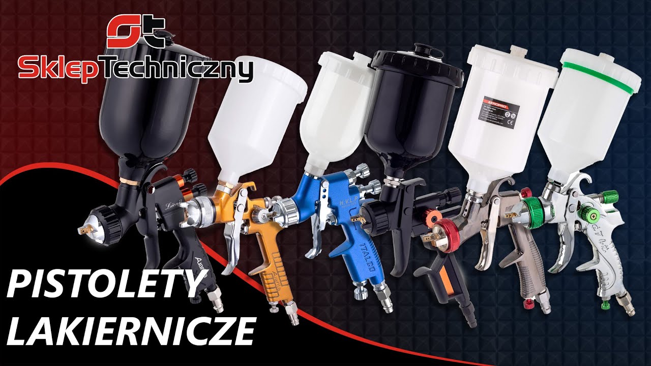 Pistolety Lakiernicze SKLEPTECHNICZNY - Auarita, Italco, Aeropro, TC Technic - HVLP, LVLP, LVMP, HP
