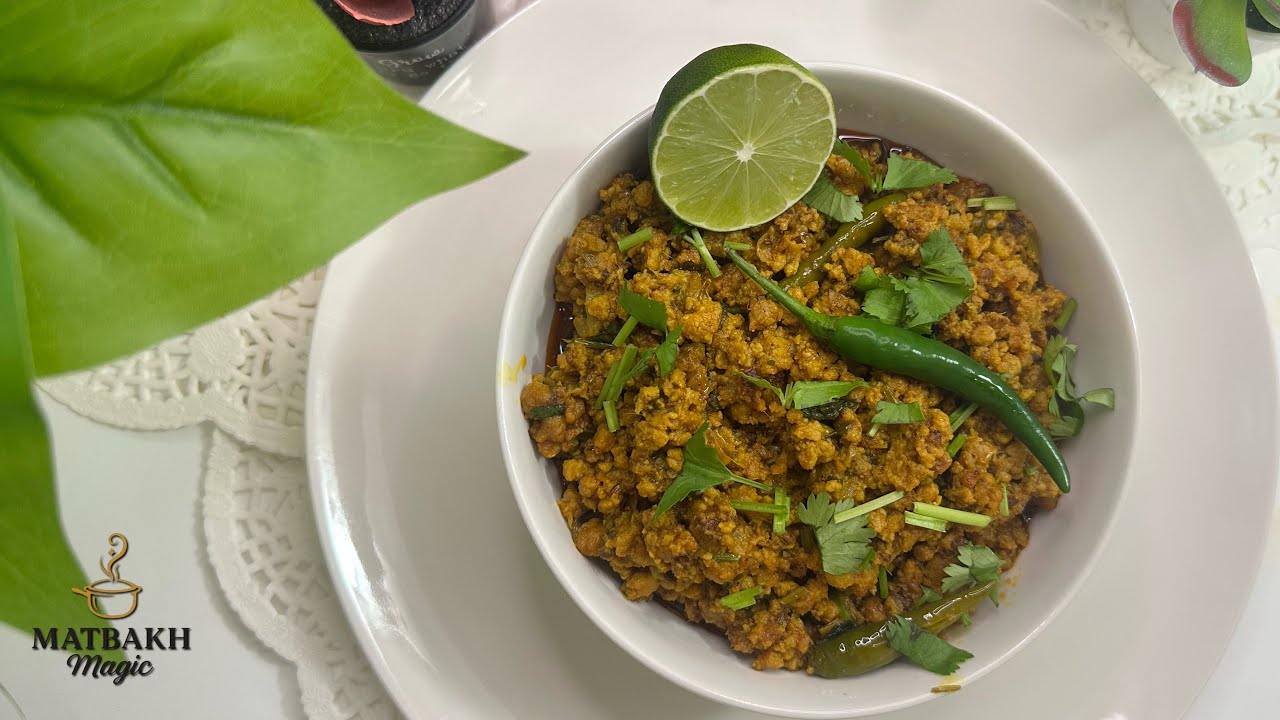  Spicy Mutton Kheema Recipe 🔥 | Indian-Style Ground Beef Curry | Easy & Juicy  Matbakh Magic