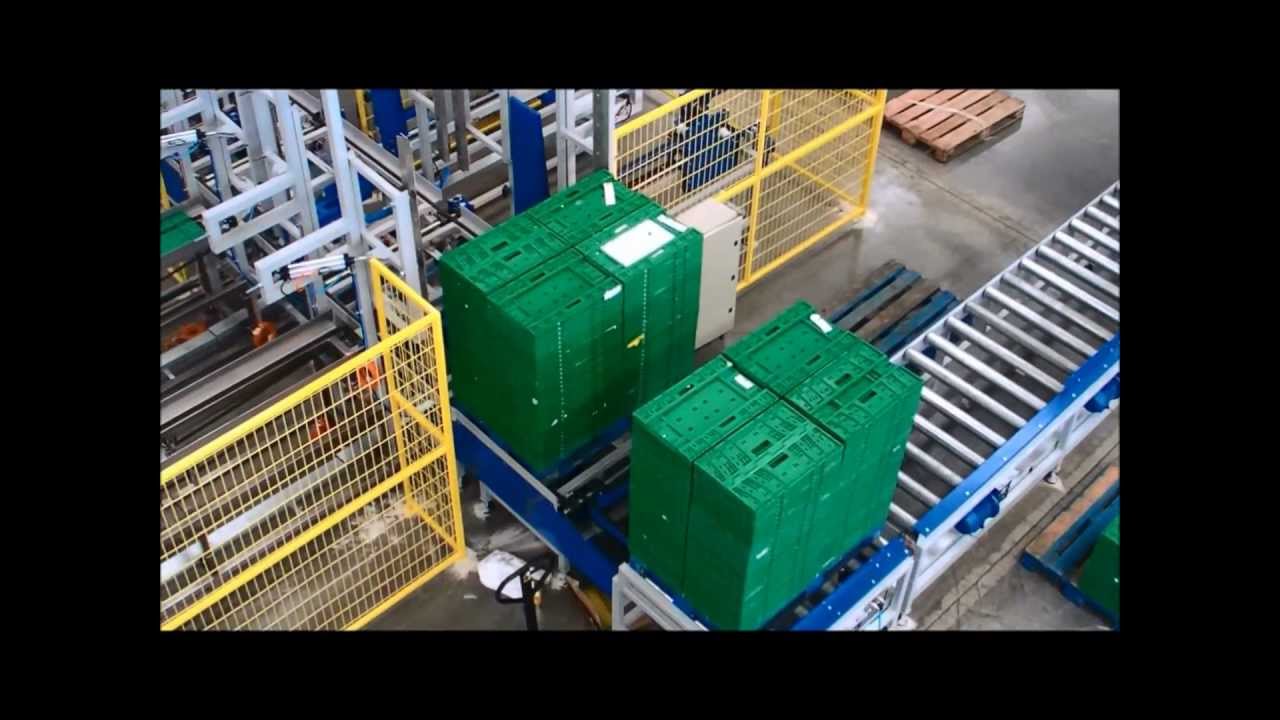 Fully automatic crates washing line (Rome), by Servi-Tech