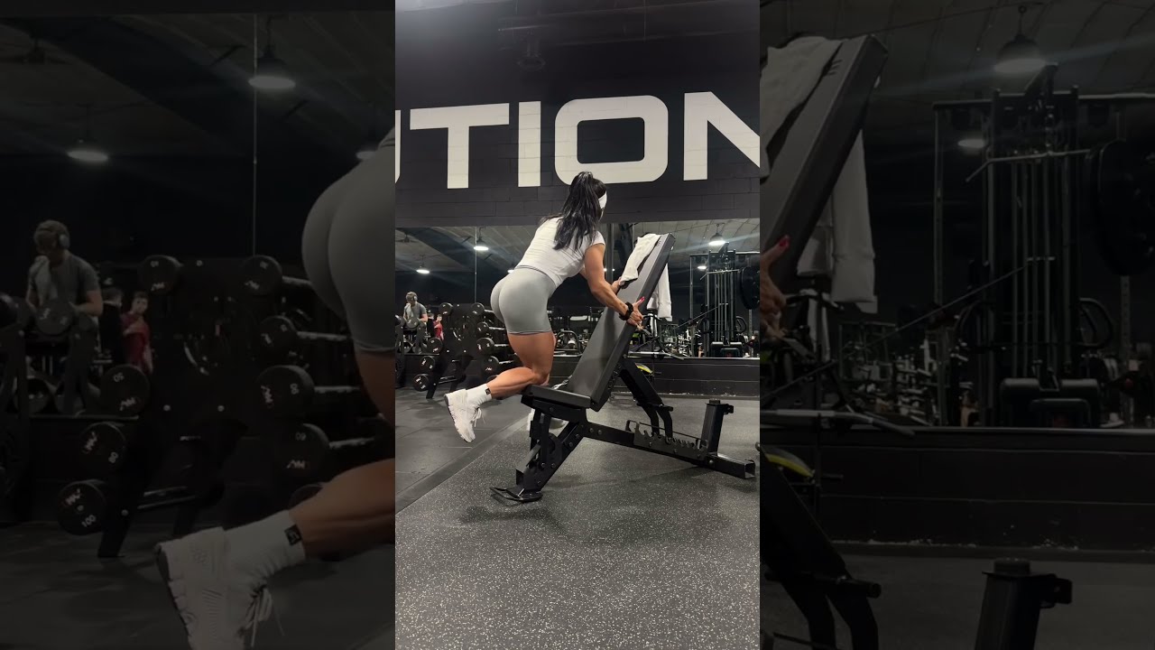 Incline Leg Kickback | Paige Mariano #crossfit #viralvideos #youtubeshort #shortsfeed