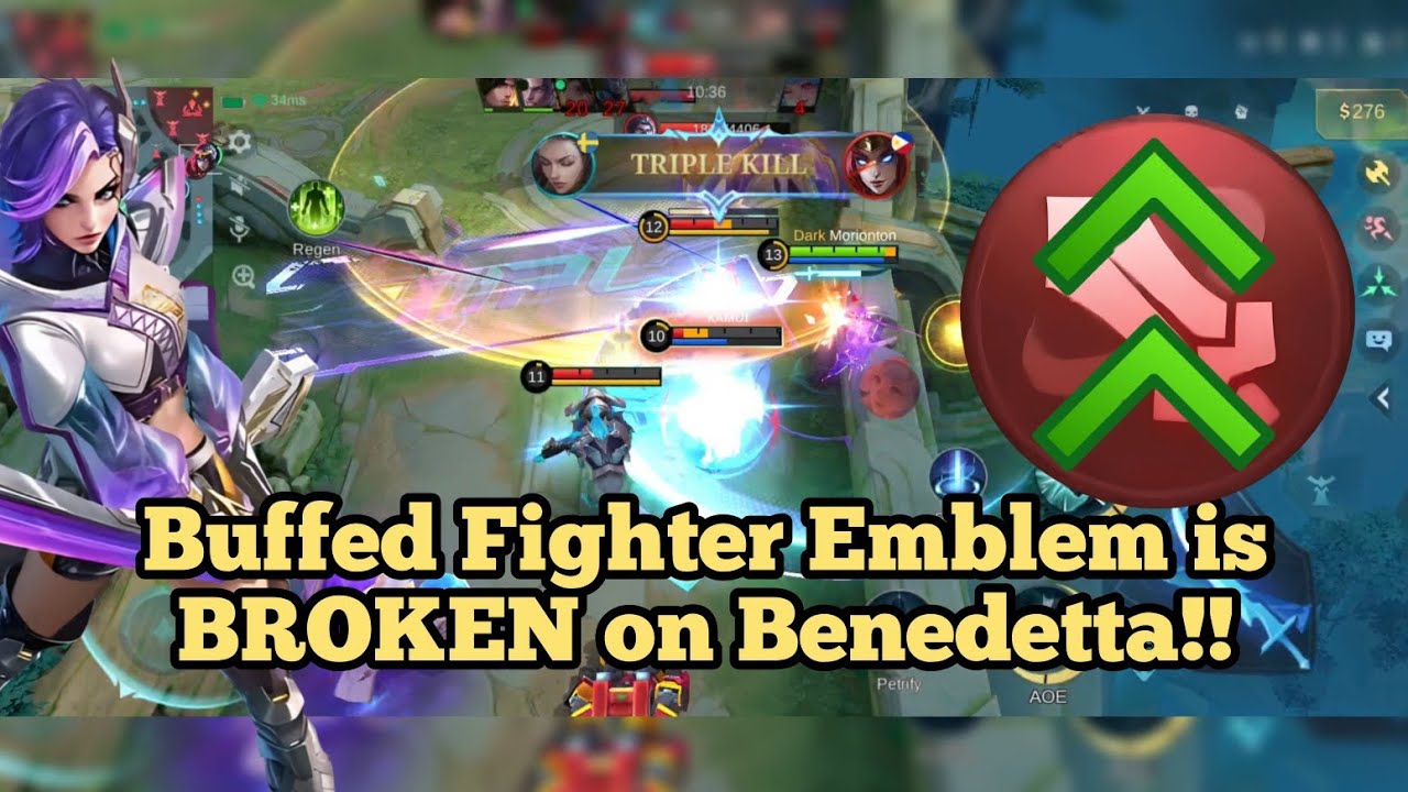 Less Punishing Comfortable Emblem Is Now Broken‼️GUIDE | Tips | Build #benedetta #mobilelegends 