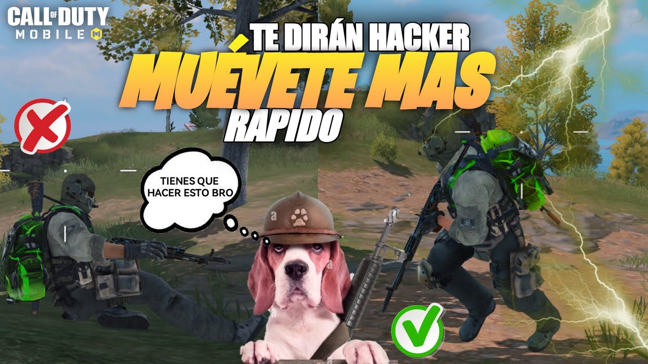 COMO MOVERSE MUY RÁPIDO |DEBES HACER ESTO PARA SER RAPIDO |CALL OF DUTY MOBILE| Trucos y Consejos BR