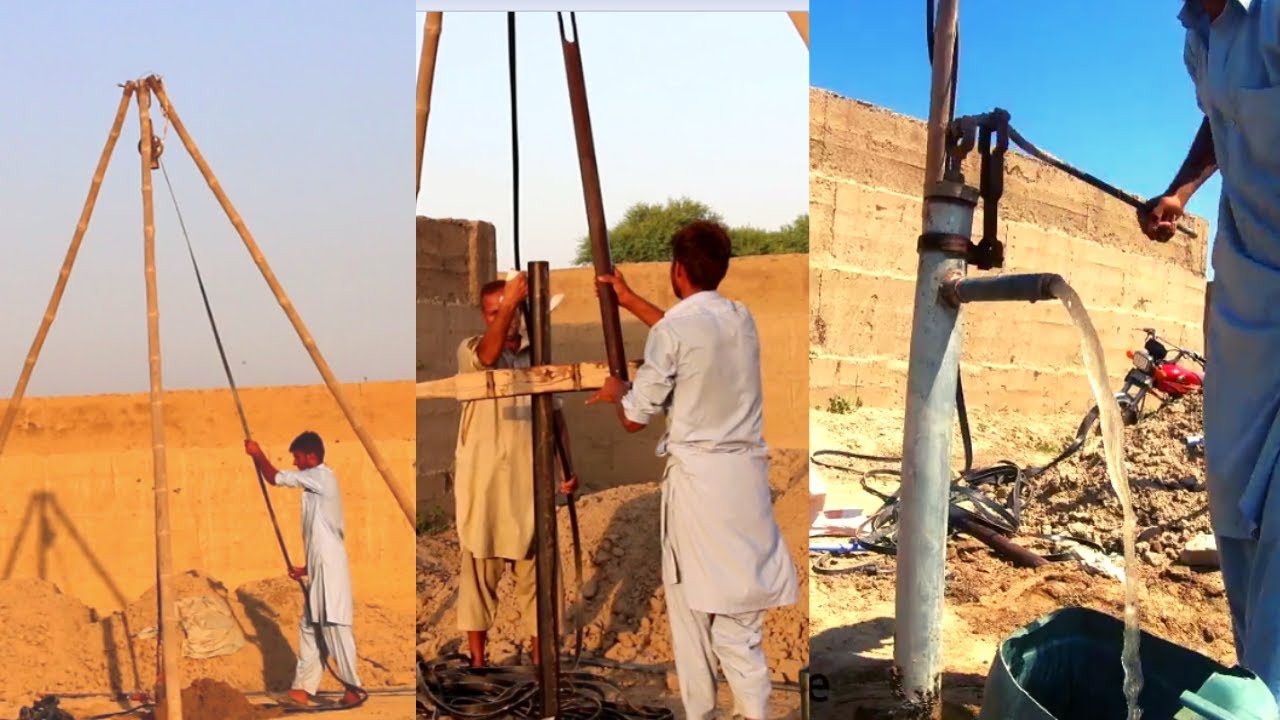 How to make a Hand Pump। Possessed Village Water Hand Pump