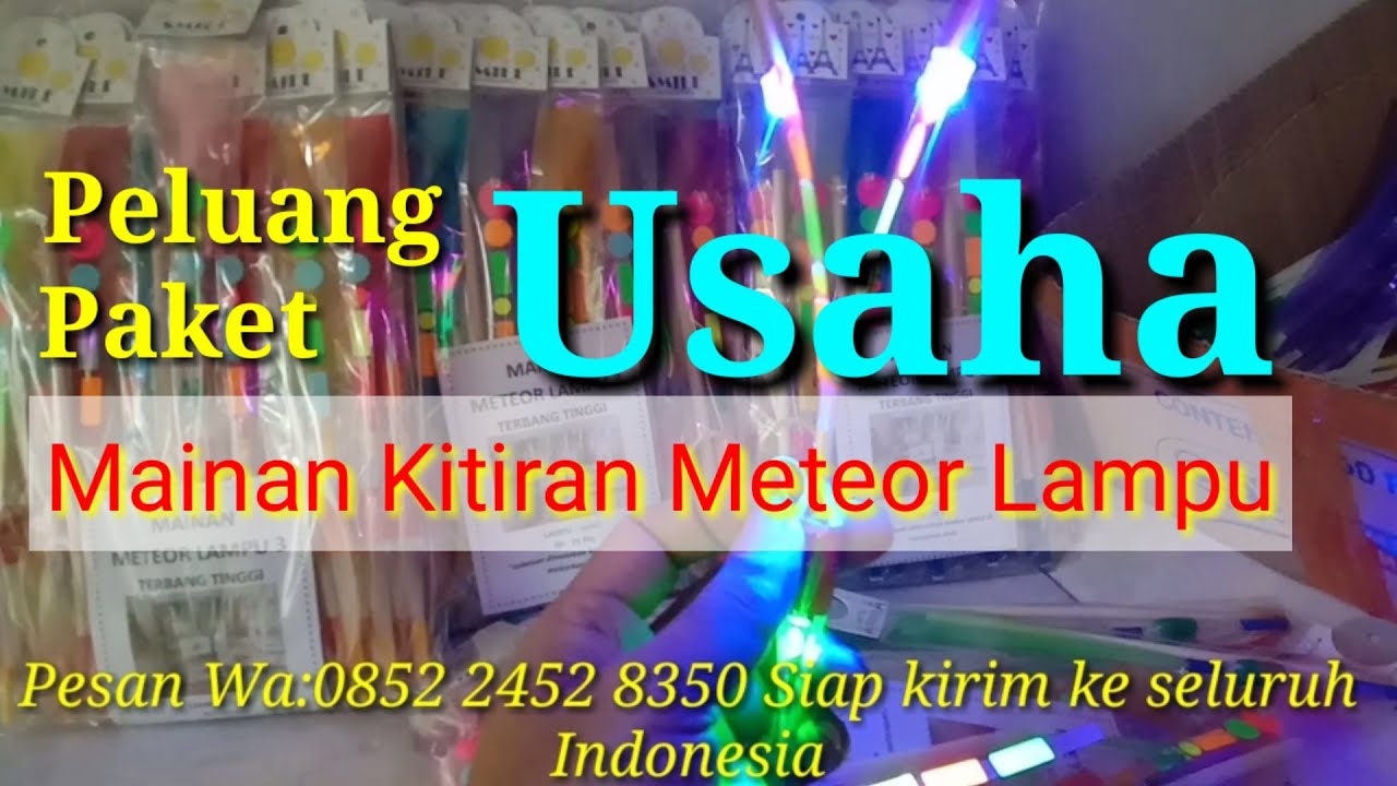 Review Mainan Kitiran Meteor Lampu.