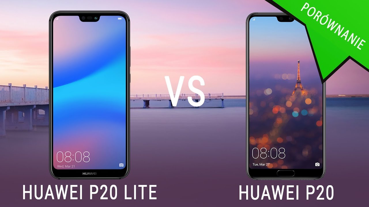 Huawei P20 vs Huawei P20 lite - Porównanie / Test / Opinie / Comparison