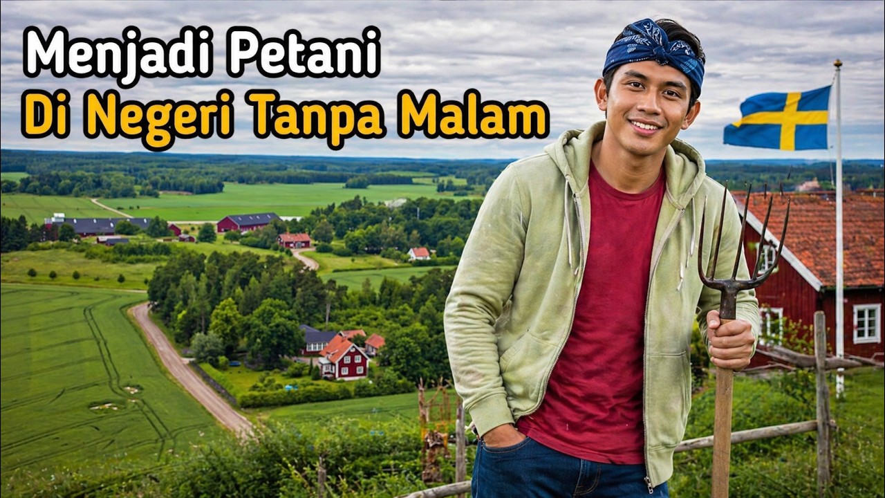 Menjadi Petani di Negeri Tanpa Malam ll Ikutin Keseruan Malam Hari yang Terang di Negara Swedia ll