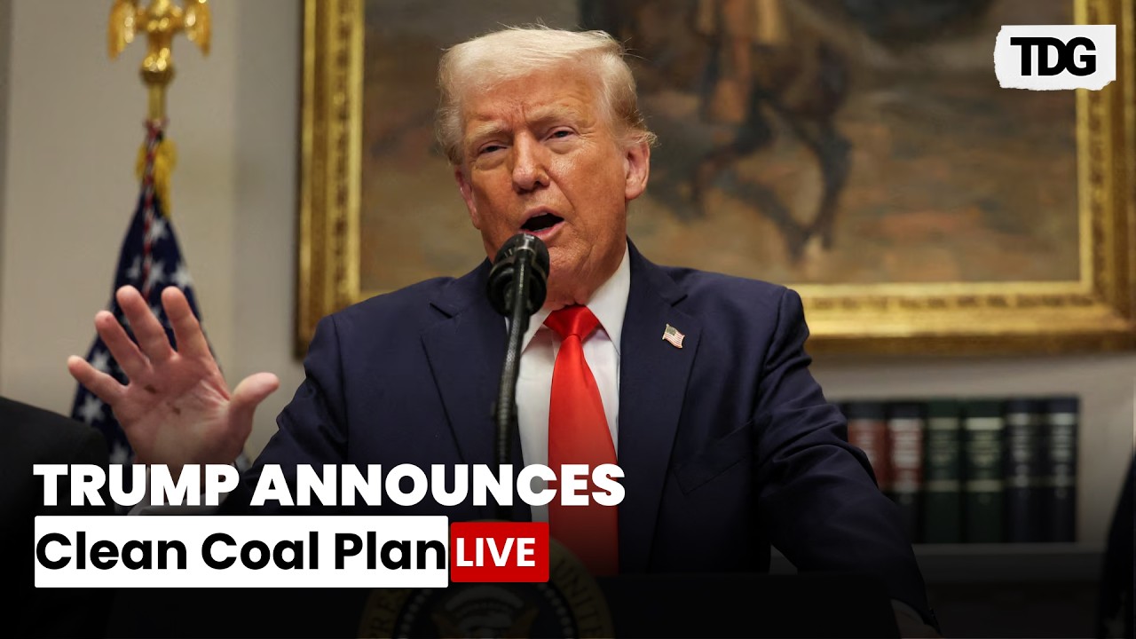 President Trump Announces &lsquo;Clean Coal&rsquo; Initiative from the Oval Office
