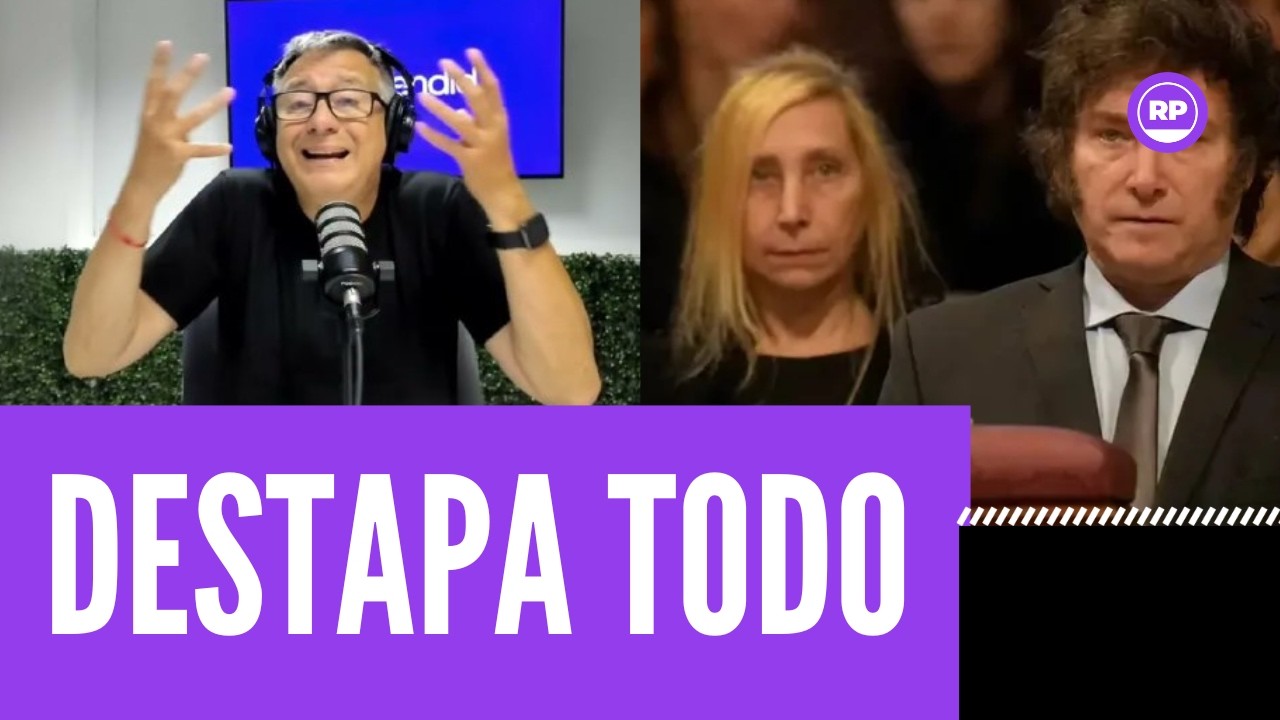 ¡TRE MEN DA editorial de Graña tirando abajo de un tren a Javier y Karina Milei por la causa Libra!