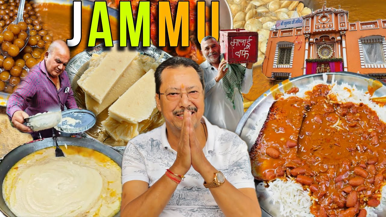 JAMMU Street Food Tour | Best Food In Jammu | Rajma Chawal, Halwa | Indian Food