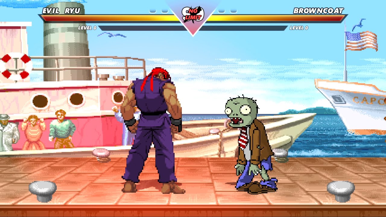 ZOMBIE Vs EVIL RYU - MAX DIFFICULTY EPIC FIGHT !