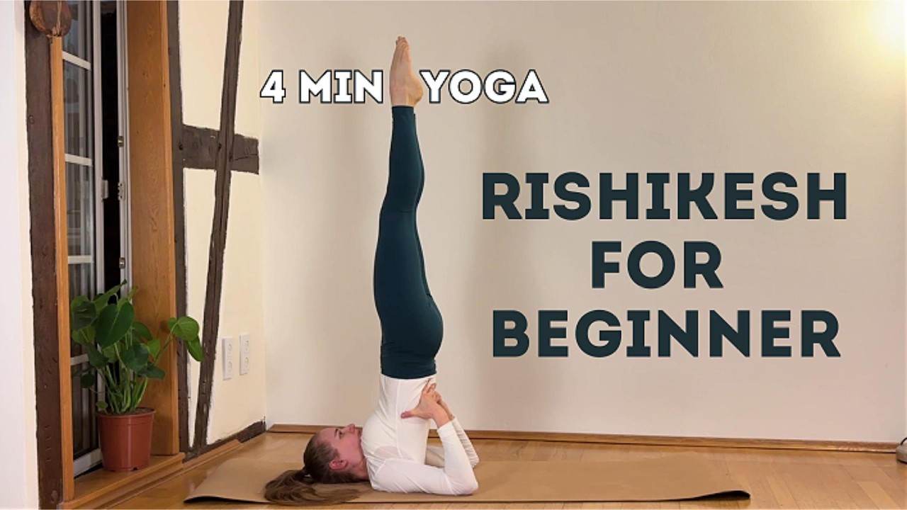 Learn Real Yoga in 4 Minutes | Rishikesh Beginner Asanas