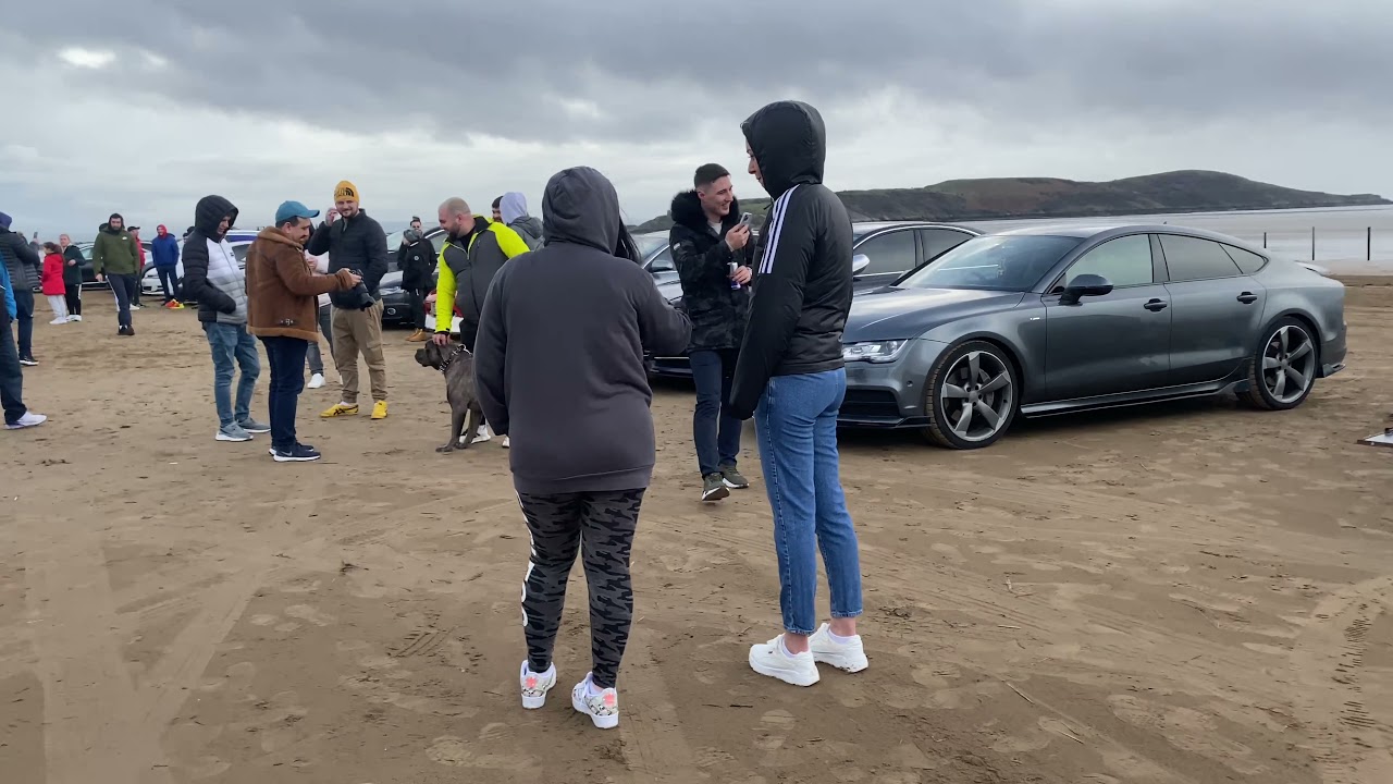 CAR MEETING in WESTON SUPER MARE & CHEDDAR GORGE - Romani in UK      #quattrofriends