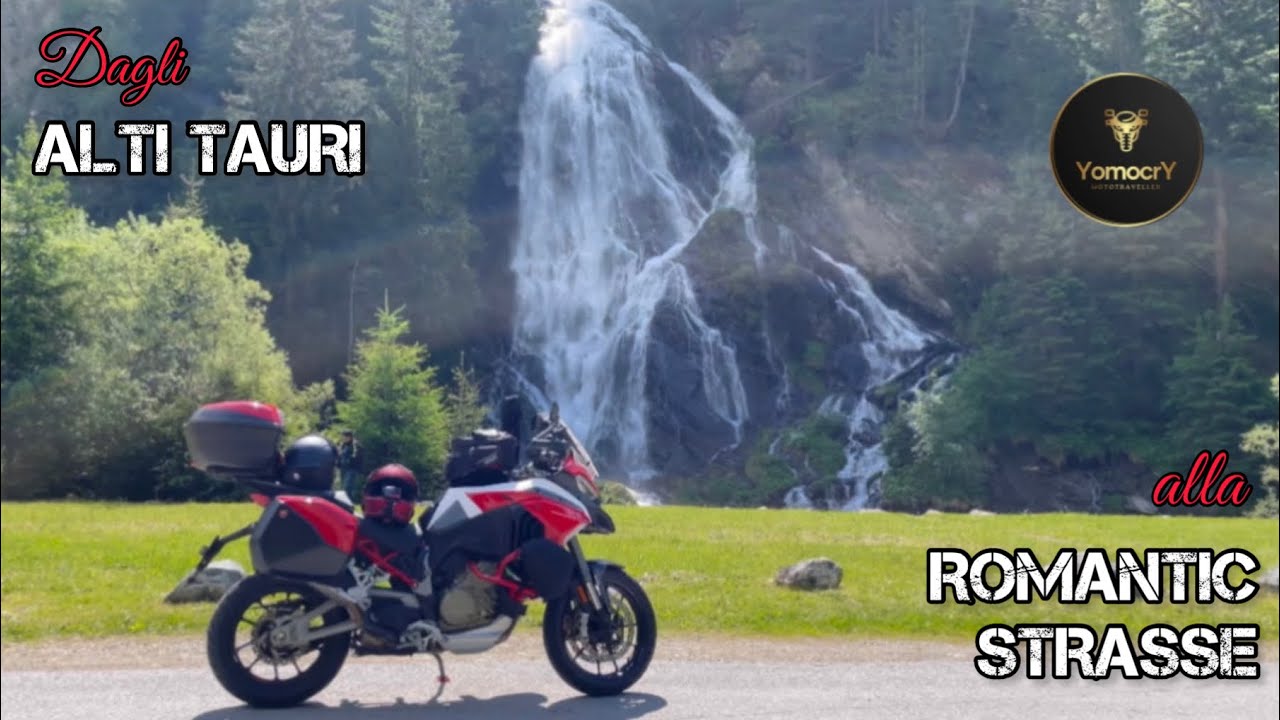 Dalle Alpi Tauri (Austria) alla Romantic Strasse (Germania) in moto [4K]