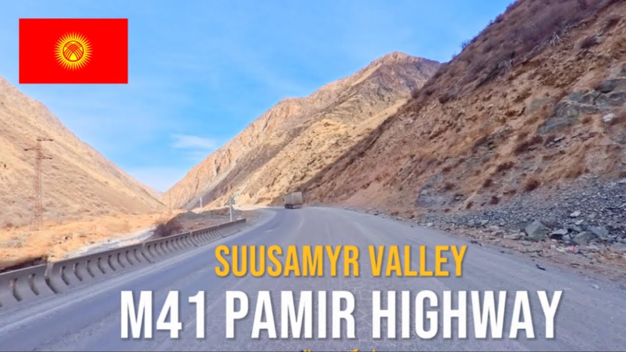 Winter Drive on the M41 Pamir Highway  Suusamyr Valley, Kyrgyzstan 🇰🇬 | January 2025