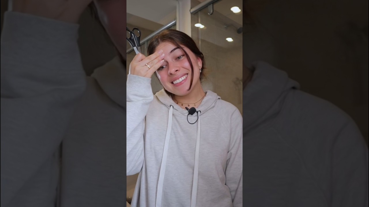 Me corto el pelo sola 😭 
