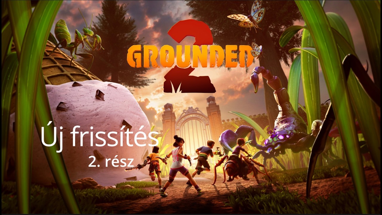 Téli frissítés #2 LEGYŐZTEM A FARKASPÓKOT!!!!!! | Grounded 2