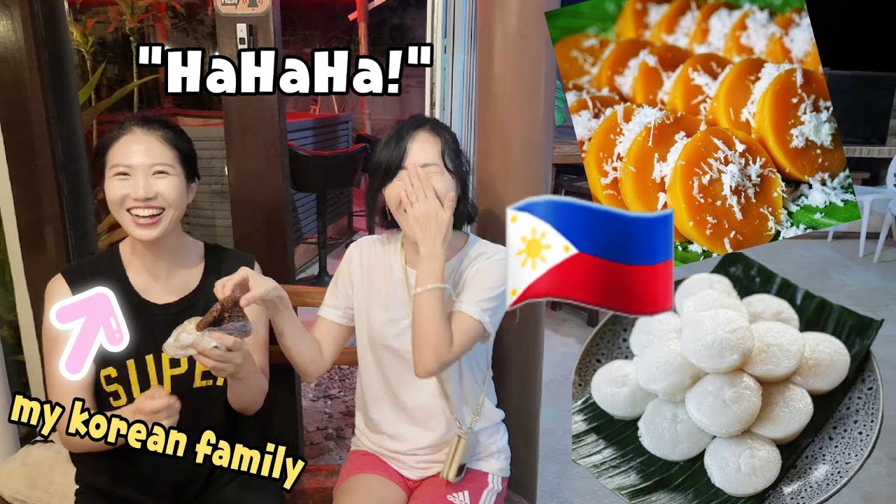 🇵🇭My Korean sister who loves traditional Filipino food so much!