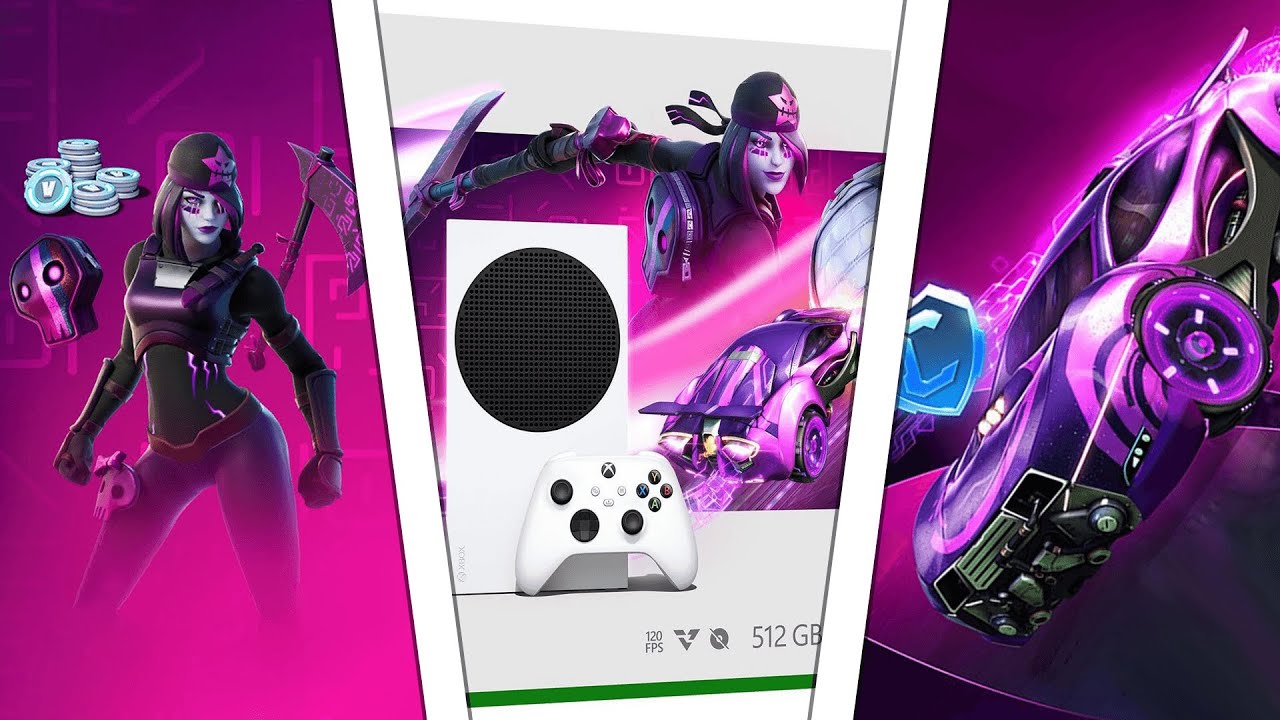 New Fortnite Exclusive Bundle! (Xbox Series S Midnight Drive Bundle)