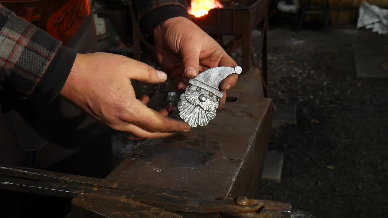 Forging an Amazing Santa Ornament!