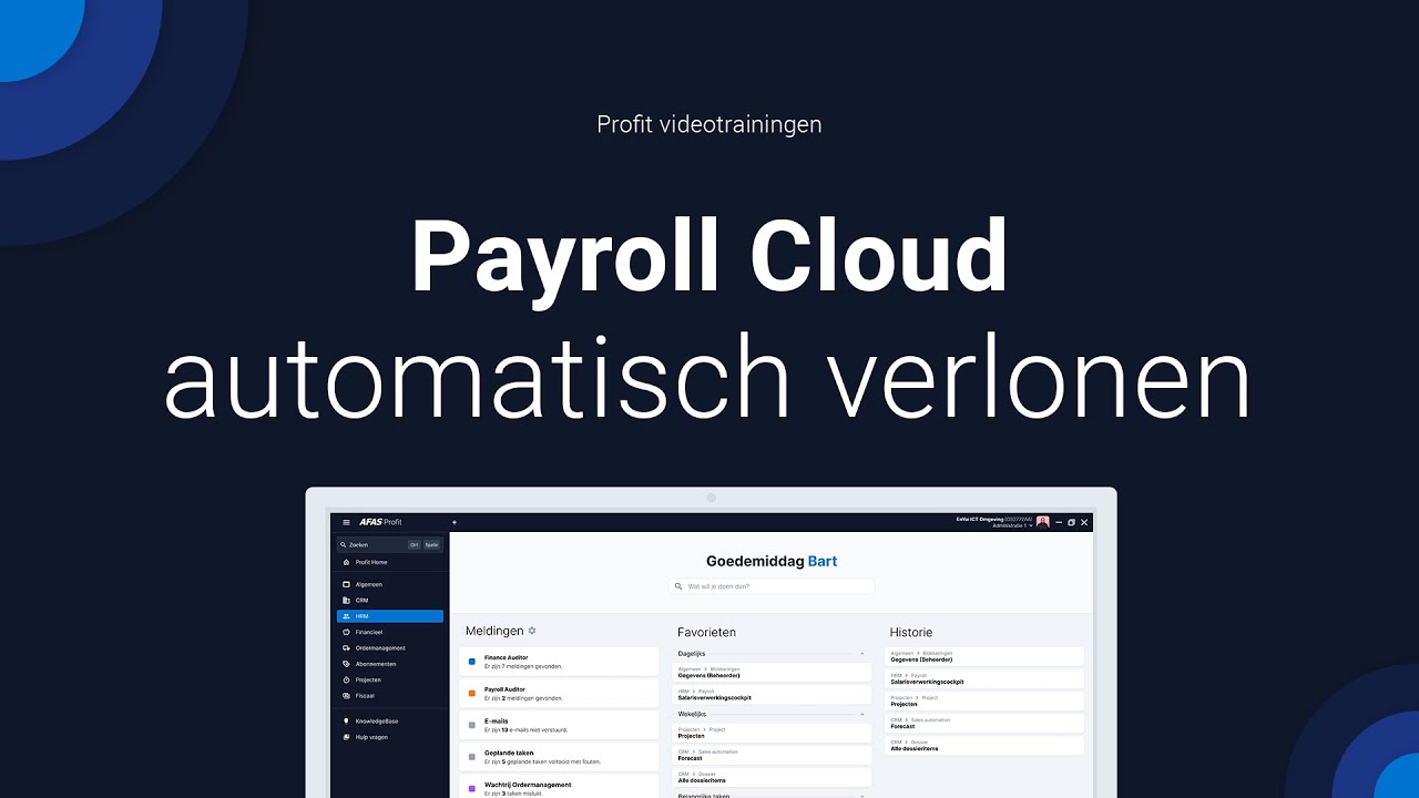 Payroll Cloud Automatisch verlonen