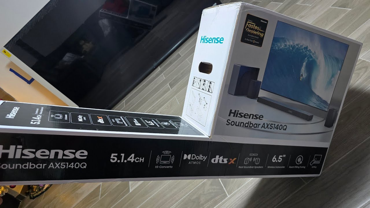 Hisense soundbar AX5140Q el unboxing  más inexperto pero sincero 2025 