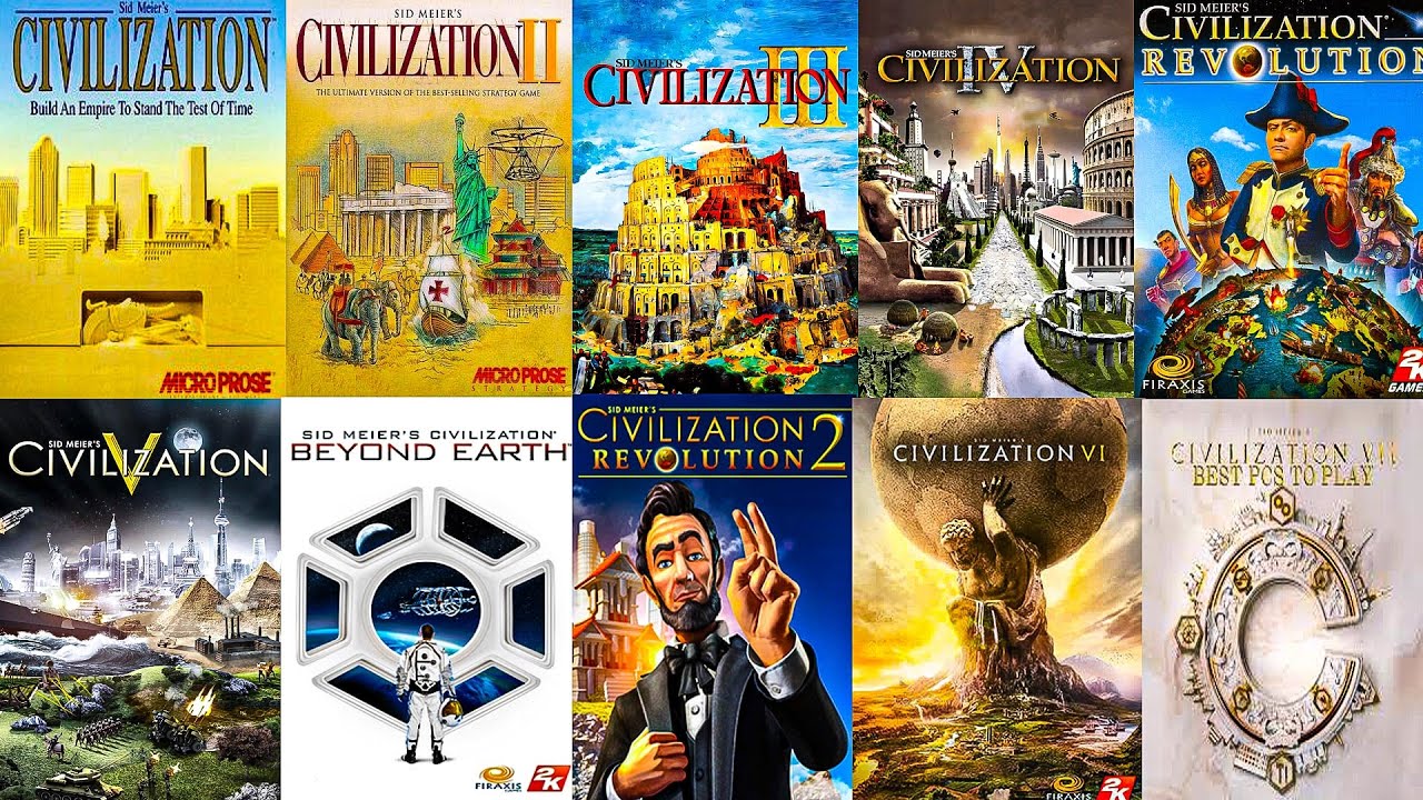 The Evolution of SID MEIER'S CIVILIZATION Games (1991-2025)