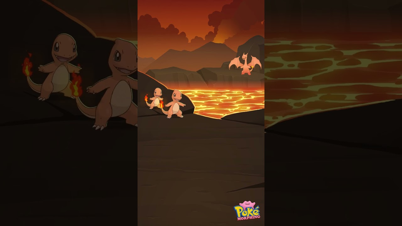 &eacute;volution anim&eacute;e de salam&egrave;che / charmander 🔥🔥🔥