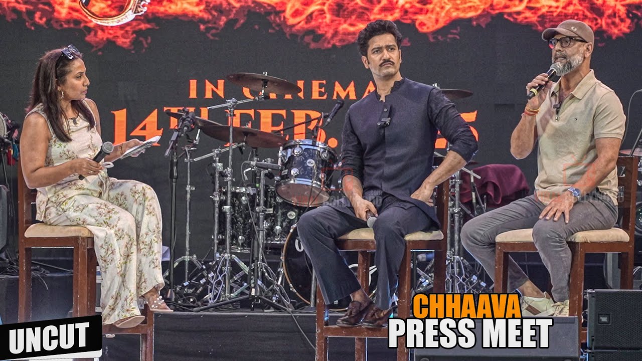 UNEDITED - Chhaava Press Meet | Vicky Kaushal, Laxman Utekar | Kala Ghoda Festival