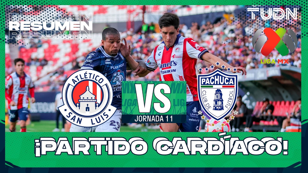 RESUMEN - Atlético de San Luis vs Pachuca | Liga MX - Jornada 11 CL 2026 | TUDN