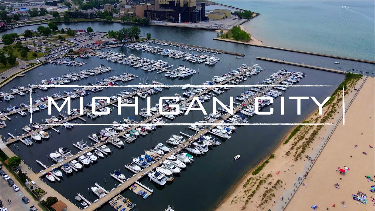 Michigan City, Indiana | 4K Drone Footage