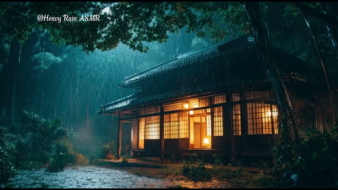 Rain on Window Sounds – Cozy Night Ambience for Study & Relaxation
