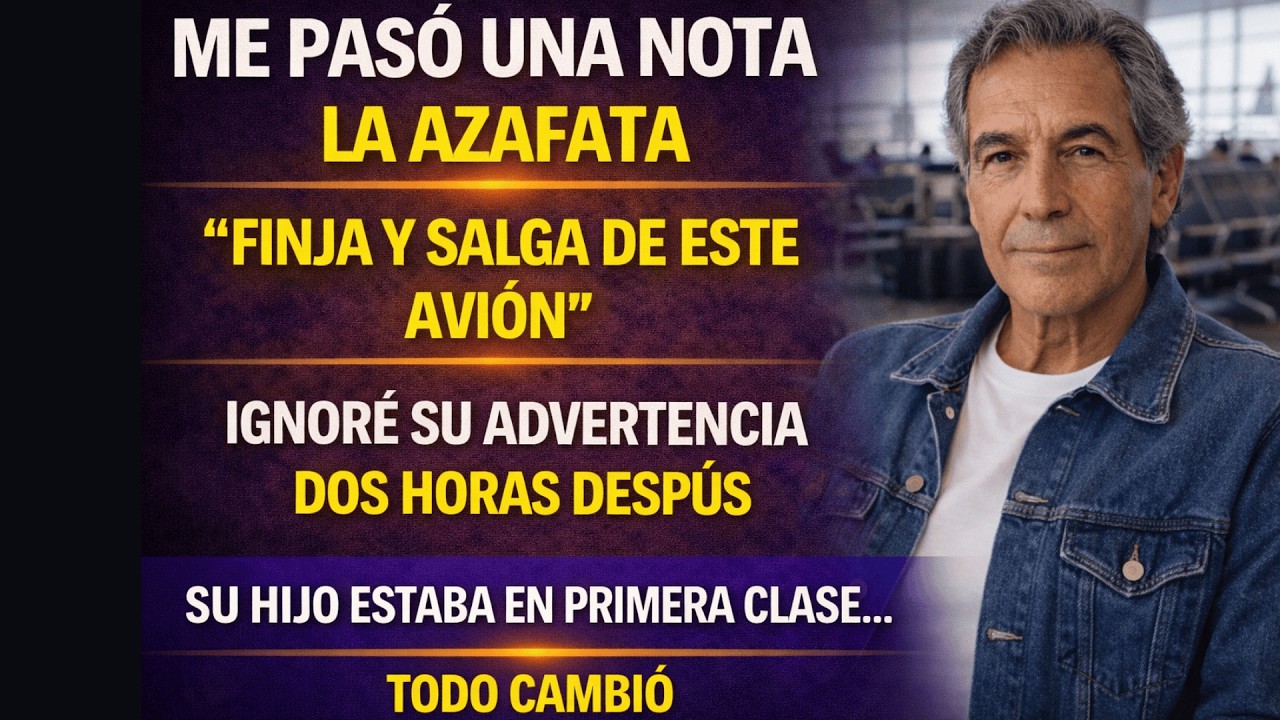 Una Azafata Me Entregó Una Nota: 