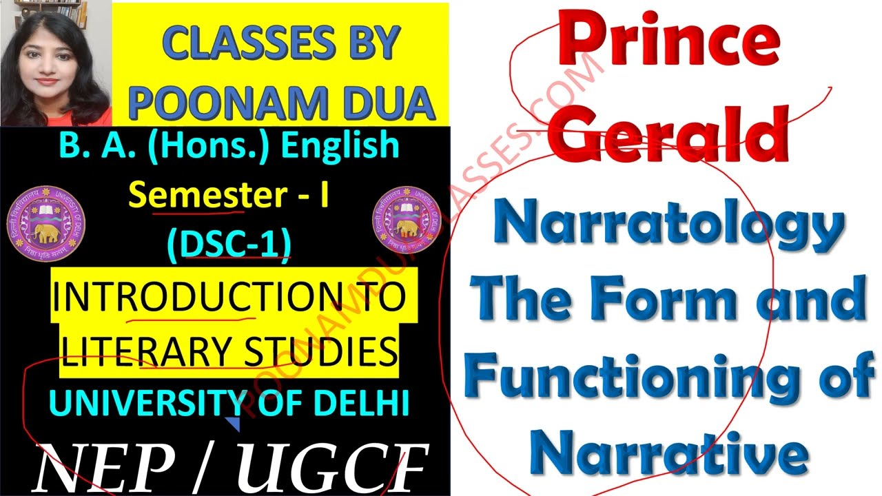 Prince Gerald Narratology The Form and Functioning ofNarrative NEP DSC 1: Literary Studies Credit DU