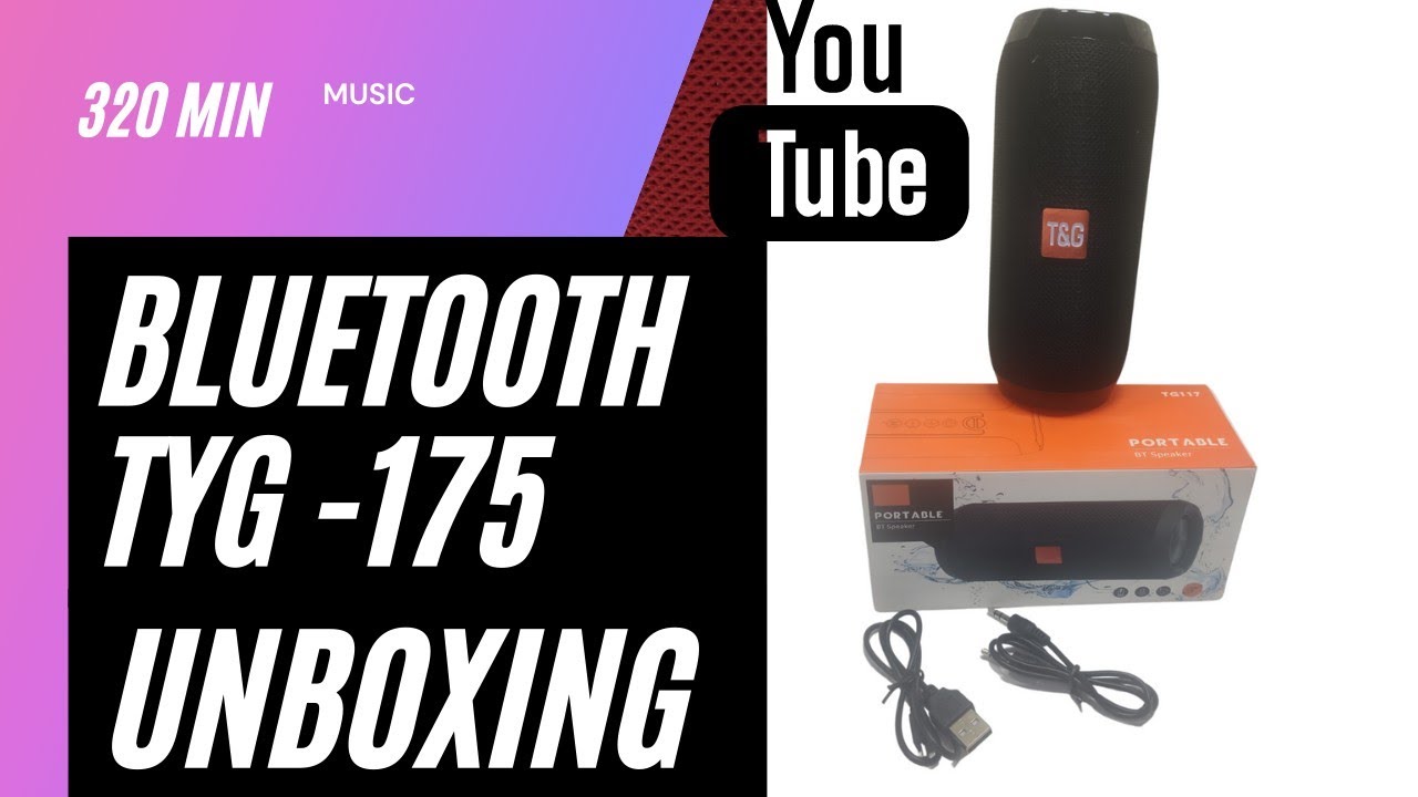 Espectacular Parlante Bluetooth TYG 🔥 TG117 🤩💪 3-4 horas de Reproducción tiempo llamada 2 bajos