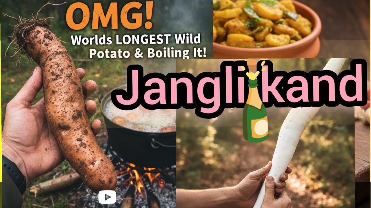 जंगली आलू बहुत मिला हमलोगों खाके मजा आयेगा//#Jangli aalu #village #paharpur #viral #vlog #deshi.