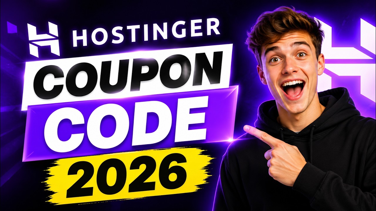 Промокод Hostinger 2026 | Актуальные купоны + бесплатный домен