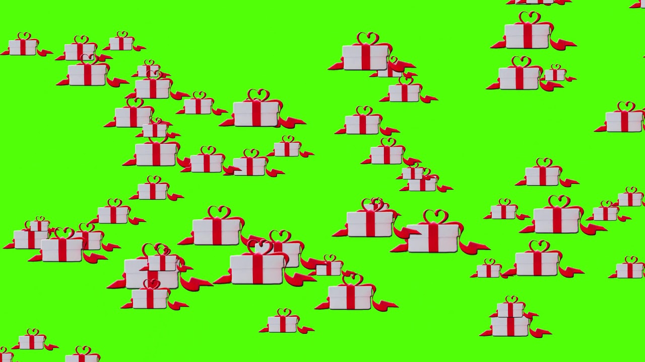 Christmas Presents Overlay Green Screen [FREE USE]