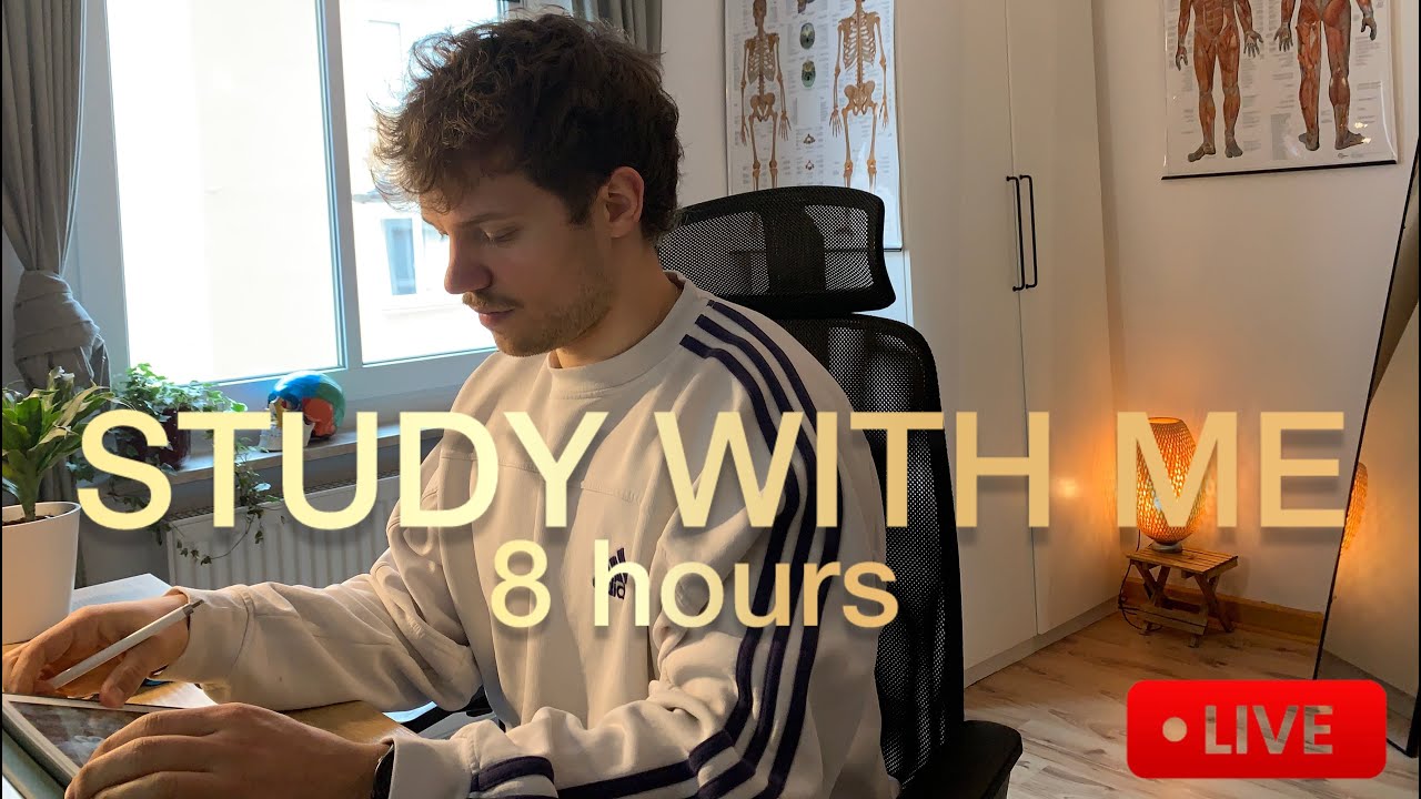 LIVE Study With Me 🌧️ | 7-Hour Deep Focus Pomodoro Session with Rain Sounds